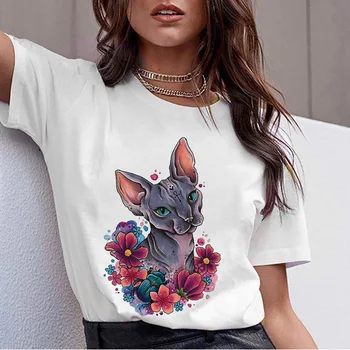 Verão tunai pug cão gyvūnų impressão marškinėlius das mulheres t camisa de manga curta para roupas femininas ulzzang harajuku camisa