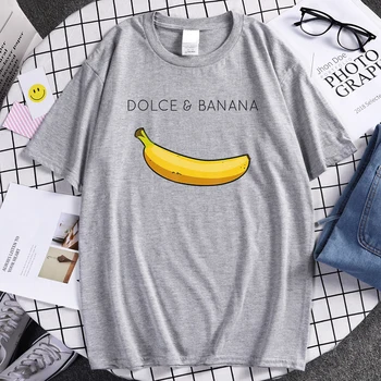 Prinokusių Gero Skonio Bananų Spausdinimo vyriški Marškinėliai Laisvi, Patogūs Drabužiai Negabaritinių Minkštas Mens Tshirts Kvėpuojantis Atsitiktinis T Shirts