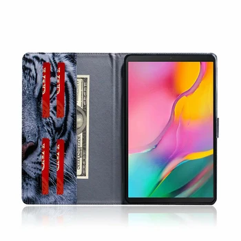 Galaxy Tab 10.1 2019 Atveju SM-T510 Dažytos Odos Padengti Samsung Galaxy Tab A10.1 (2019 M.) T510 T515 Tablet Atveju