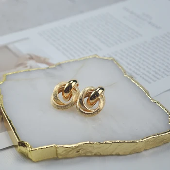 Gii Punk Roko Aukso Jausmą advanced aukso earrings2021 Tendencijos Earcuffs Pareiškimą, Auskarai Moterims, Šalies šiuolaikinės Juvelyrikos