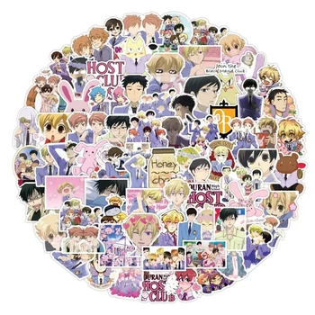 50/100vnt Anime Ouran High School Host Club Lipduku Japonija Klasikinis Anime Vandeniui Lipdukai Riedlentė Lipdukas Nešiojamas
