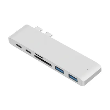 VIRIVI USB 3.1 Tipas-C Stebulės Adapteris HDMI VGA 4K 