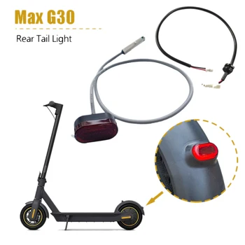 Elektrinis Motoroleris, Uodegos Šviesos Perspėjimo Lemputė, LED Galinis Žibintas už Ninebot MAX G30