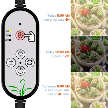 5V Phytolamp Augalams LED Grow Light USB Visą Spektrą Valdymo Augalai, Sodinukai, Gėlių viduje Auga Palapinę Lauke Lempos Šiltnamio efektą sukeliančių