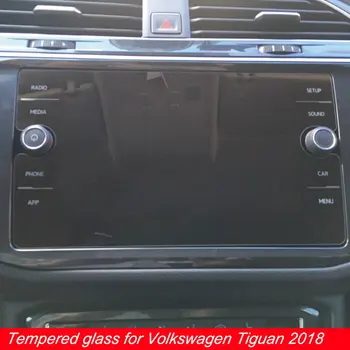 8 Colių Volkswagen Tiguan Screen Protector Automobilių GPS Navigacijos LCD Grūdintas stiklas Filmas VW Tiguan 