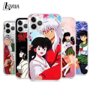Anime Inuyasha Silikoninis Dangtelis Apple iPhone 12 Mini Pro 11 XS Max XR X 8 7 6S 6 Plius 5S SE 2020 Telefono dėklas