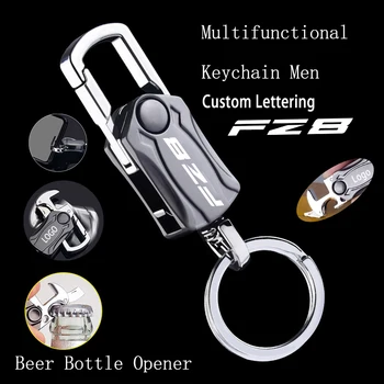 Motociklo Metalo Keychain Multi-funkcinį Klavišą Žiedas Su logotipu YAMAHA FZ8 FAZER fz 8 yamaha fz8 fazer Priedai