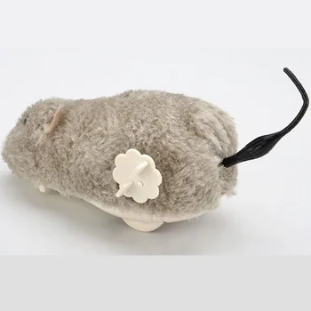 Automatinės pelės naminių kačių interaktyvus žaislas mielas veikia pelės juokinga katė žaislas Pelių & Gyvūnų Žaislai Vilnos žaislai