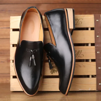 Nauji vyriški pažymėjo tne Britų vyrų oficialų suknelė vieną batų padengti pėdų odos batus didelio dydžio vyriški bateliai, suknelė, bateliai vyrai