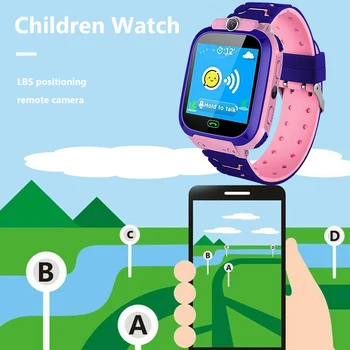 K12 Vaikų Smart Žiūrėti Daugiafunkcį Telefoną Žiūrėti Vaikas Su Sim Kortele Foto Vandeniui IP67 Vaikas Dovana 