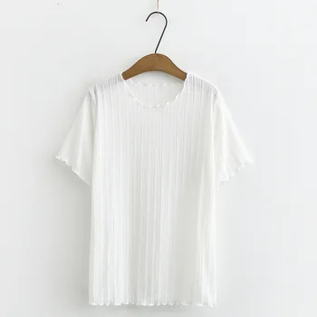 Naujas korėjos stiliaus vasaros plius dydis viršūnes moterų didelės trumpas rankovės prarasti atsitiktinis medvilnės baltas juodas china T-shirt 4XL 5XL 6XL