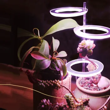 LED Augalų Auginimo Lempos viso Spektro Šviesa Kambarinių Augalų Šiltnamio Gėlės Žiedas, Šviesos, Baltos spalvos Augmenijos Sėjinukų Augimo Šviesos