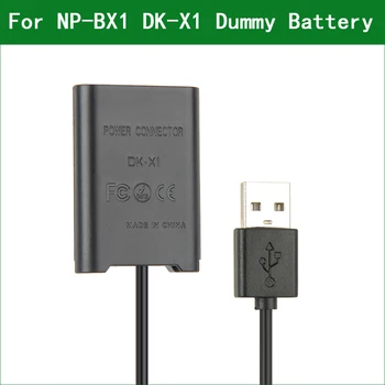 NP-BX1 NP BX1 Manekeno Baterija DK-X1 Maitinimo Jungties nuolatinės SROVĖS Banko USB Kabelį, Sony DSC-RX100M3 RX100M4 RX100M5 RX100M6 RX100M7