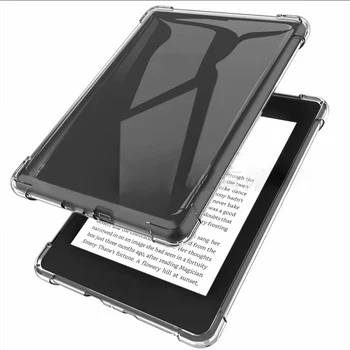 Silicio Atveju Amazon Kindle Paperwhite 4 2018 6.0 colių Aišku, Skaidrus, Minkštos TPU Atgal Planšetinio kompiuterio Dangtelis 