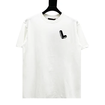 2021 Vasaros kilimo ir tūpimo Tako prekės Prabangos Dizaineris Vyrai Moterys T-shirt 1:1 Aukštos Kokybės O-Kaklo Atsitiktinis Baltesni Medvilnės Tess Viršūnes Unisex Marškinėliai