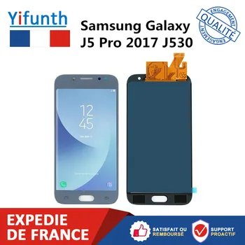 NAUJAS LCD Samsung Galaxy J5 2017 J530 J5 Pro SM-J530F J530M LCD Ekranas Jutiklinis Ekranas skaitmeninis keitiklis Asamblėjos J5 J530 LCD Ekranas