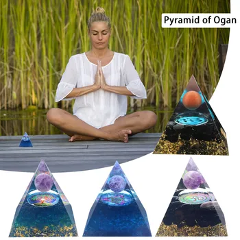 3D Orgone Energijos Piramidės Apsaugos ir Gijimo Meditacija Orgonite Kristalų Energijos Gijimas Orgone Pyramide Kristalai Kambario Apdaila