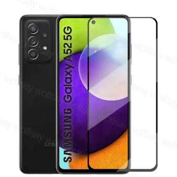 Visiškai Padengti Grūdinto Stiklo Samsung Galaxy A52 5G Screen Protector For Samsung A52 A72 A32 M32 Telefono Filmas 