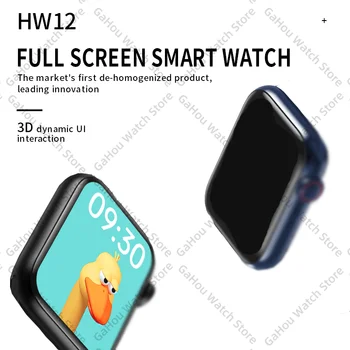 IWO Smart Žiūrėti HW12 Visą Ekraną 38MM 40MM Moterų Smartwatch su slaptažodį Padalinti Ekraną, 