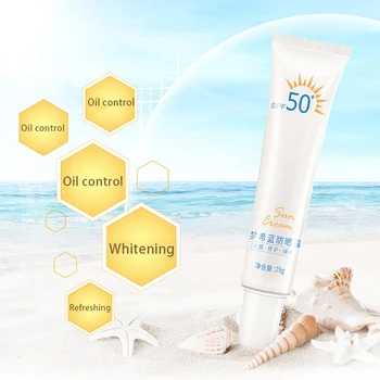 Kūno apsaugos nuo Saulės Balinimo Saulės Kremo Nepraleidžia Odos Apsauginio Kremo Vitamino C Anti-Senėjimo Naftos-kontrolės Drėkina SPF50+ Odos Priežiūra
