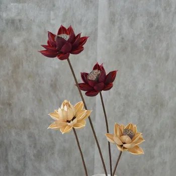 5VNT Natūralių Džiovintų Gėlių Puokštė,Amatų Lotus