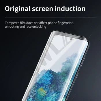 Visą klijai screen protector for Samsung Galaxy S21 ultra plus grūdintas stiklas S7 krašto S8 S9 S10 lite S10E S20 FE apsauginės Plėvelės