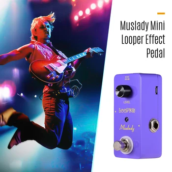 Muslady Mini Looper Efektu Pedalas Gitara Loopers Boso Linijos Pedalo Ullimited Overdubs 5 Min. Apsisukimo Laiką su USB Sąsaja