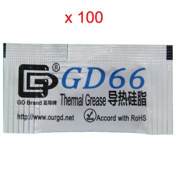 100VNT GD66 1g Aukštos kokybės Terminis Tepalas Junginys Silikono už CPU VGA Šilumos Kriaukle