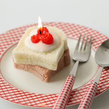 Skrudinta Duona Žvakė, Formos Modeliavimas Tortas korėjos Aromaterapija Maisto Apdailos Dervos Formų Žvakių Formų skirti Žvakė Priėmimo