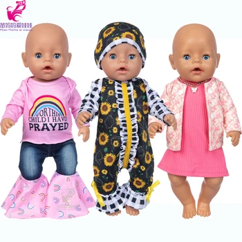 Reborn Baby Lėlės Drabužiai 40cm Už 18inch Amerikos OG Mergina Lėlės Kailis Žaislai, Lėlės Komplektai