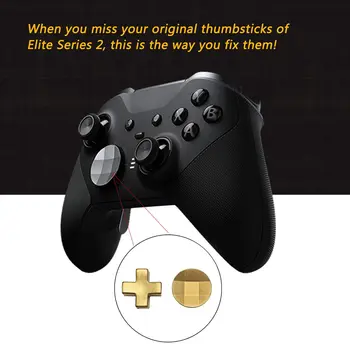 Metalo D-Pagalvėlės ir Sukelti Irklus Krypties Mygtukus Pakeisti Xbox Vienas Elito Valdytojas Serijos 2 (2 Versija) Su Įrankiais