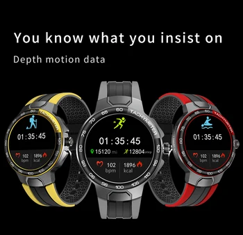 E15 Smart Watch Vyrų Širdies ritmas, Kraujo Spaudimas IP68 Vandeniui Oras Sporto GPS Kelio Fitneso Judesio Smartwatch PK P8 L5 L8 E13