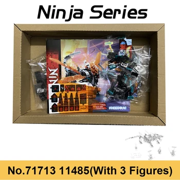 580pcs Jay Cyber Dragon Ninja Imperijos Drakonas Mech Ninja Duomenys Plytos, Statyba Blokai Žaislai, Vaikų Berniukas Gimtadienio Dovanos