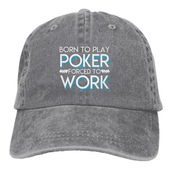 Gimęs Žaisti Pokerio Priversti Dirbti Kepurės Vyrams, Moterims, Reguliuojamas Saulės Skrybėlės Derliaus Sunkvežimio vairuotojas Hat