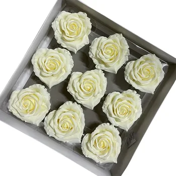 9pcs/box 10CM, Muilas Rožė Dirbtinių Rožių Gėlių Galvą Muilu Gėlių Galvos Valentino Dienos Dovana Meilės Dovana 