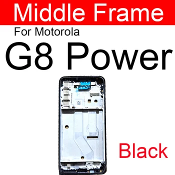 Vidurinis Rėmelis Būsto Motorola Moto G7 G8 G9 Žaisti G8 Galia Lite G9 Plius Viduryje Kadro Bezel Plokštė Padengti Atsarginės Dalys