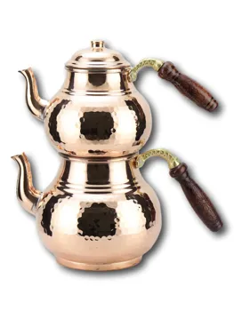 Türk çayı demliği arapça çaydanlık bakır demlik el yapımı çay seti geleneksel türk çay cezve su ısıtıcısı kazanė