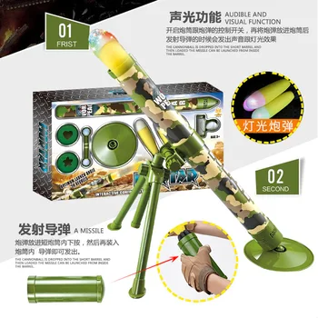2021Sound ir Šviesos Skiedinio Gali Paleisti Raketą, Raketų Šaudymo Modeliavimas Karinis Modelis Jedi Išgyvenimo Vištienos Žaislas Vaikams, Žaislai