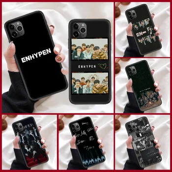 ENHYPEN kpop Telefono dėklas Skirtas Iphone 4, 4s, 5 5S SE 5C 6 6S 7 8 Plus X XS XR 11 12 Mini Pro Max 
