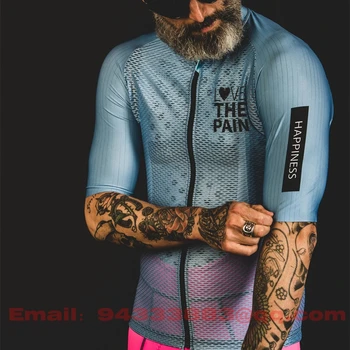 Meilė, skausmas naujų dviračių drabužiai vyrams vasaros Jersey triatlonas drabužių mtb dviratį marškinėliai 2019 dviračių apranga Plaukimo Veikia