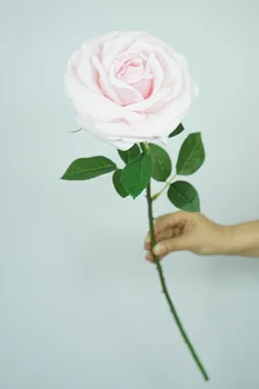 Dia 15 cm Dydžio, Latekso Rose Aukštos kokybės Drėkinamasis Pajusti Maroko Rožių Dekoracija Dirbtinių Gėlių