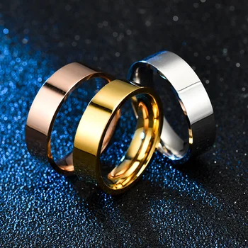 Paprastas tendencija kūrybos titano plieno žiedas pora titano plieno žiedas paprastu būdu titano plieno žiedas