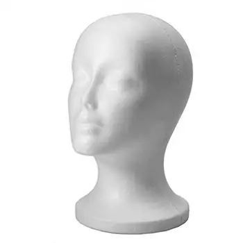 Tvirtos Putos Moterų Mokymo Manekeno Galvos Modelio Plaukų Perukas Skrybėlę Ekranas Putų Manekenas Manikin Galva Ekrane, Optikos Manekenas