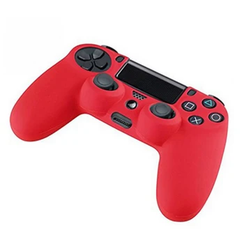 3 Spalvų Minkšto Silikono Gumos Gelis Odos Padengti Sony PlayStation PS4 Aukštos Kokybės Kontrolierius Odos Padengti Lašas Laivybos