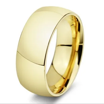 Pora Žiedas Size5-13 Aukso Spalvos Sužadėtuvių Žiedai, Moterų ir Vyrų Mados CZ Cirkonis Žiedas Nustatyti Vestuvinis Žiedas Papuošalai anillo hombre