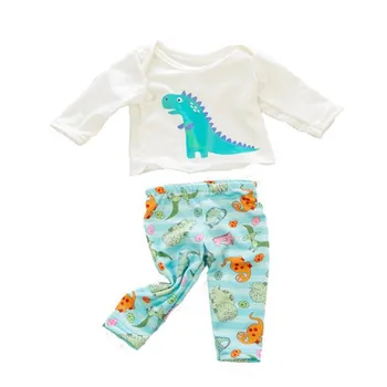 For17 colių Amerikos OG Merginos Dinozaurų varlė drabužiai, Lėlės ir Lėlės Drabužių Priedai Kūdikių Vaikai-Geriausia Dovana