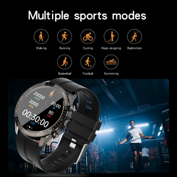LIGE 2021 Naujas Prabangus Smart Watch Vyrų, Moterų Širdies ritmo Aktyvumo Seklys Informacija Priminimas Sporto Vandeniui Fitneso Smart Žiūrėti