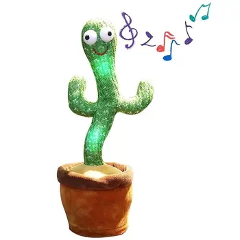 Kūdikių Ankstyvojo Ugdymo Šviesos Kaktusas Žaislas Elektroninių Pliušinis Lėlės Kaktusas Dainuoti 120 Dainų & Šokių žaislas Kūrybos Kaktusas Pliušinis Žaislas