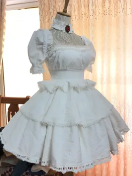 [Individualų] Anime Super Mario Bowsette Lolita Dress Šalies Spalvingas Vienodas Cosplay Kostiumas Moterims Helovinas Nemokamas Pristatymas 2020 M.