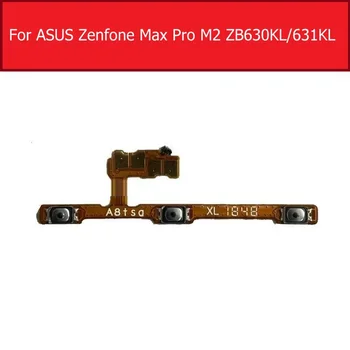 Įjungimo Garsas On/off Mygtukas Flex Kabelis ASUS ZenFone Max Pro M2 ZB630KL ZB631KL X01BDA Pakeitimas, Remontas, Dalys